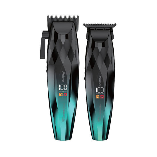 Primo Mirror Green PRHT-40560S Σετ Ξυριστική Κουρευτική Μηχανή