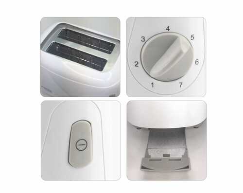 Φρυγανιέρα 2 Θέσεων 900W Geminy ΤΟ-900.005A Haeger 