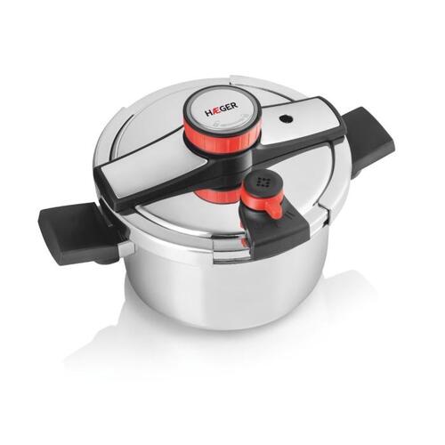 Haeger Χύτρα Ταχύτητας PC-8SS.023A Easy Lock Pressure Inox 8L