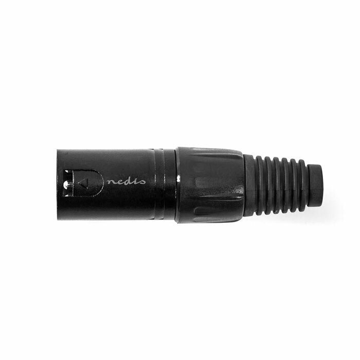 Nedis Βύσμα XLR male Μαύρο COTP15900BK