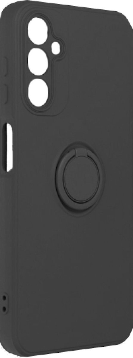 ΘΗΚΗ ΣΙΛΙΚΟΝΗΣ RING ΓΙΑ SAMSUNG GALAXY A15 4G/5G – ΜΑΥΡΗ