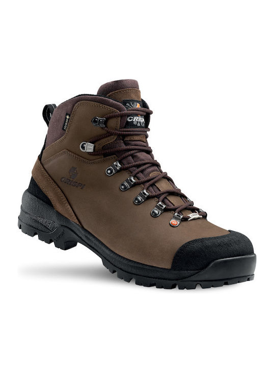 Crispi Heio GTX Αδιάβροχα Μποτάκια Κυνηγιού Gore-Tex Brown 