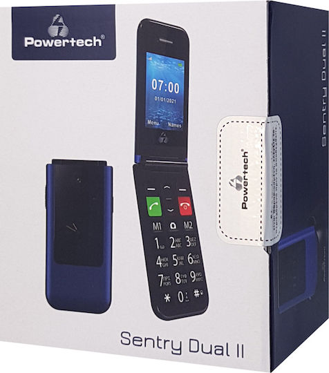 Κινητό Τηλέφωνο Sentry Dual 2 PTM-26 Blue Powertech