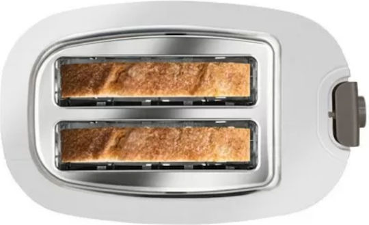 Taurus My Toast II Φρυγανιέρα 2 Θέσεων 750W Λευκή