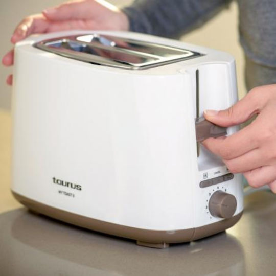 Taurus My Toast II Φρυγανιέρα 2 Θέσεων 750W Λευκή