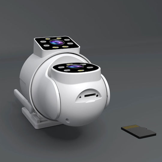 Ip Κάμερα Παρακολούθησης Wi-Fi Full HD 4MP Αδιάβροχη με Αμφίδρομη Επικοινωνία
