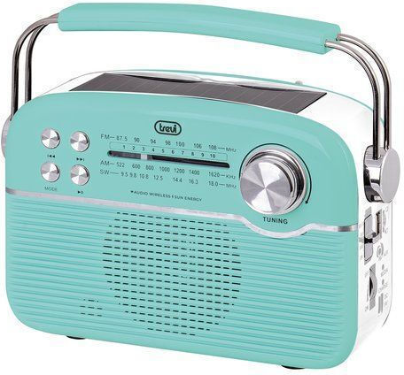 Ραδιόφωνο Ηλιακό Φορητό Λευκό RA-7F50 Green TREVI