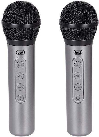 Σετ Ασύρματο Δυναμικό Μικρόφωνο Clip On για Φωνητικά 0EM41500 Trevi 