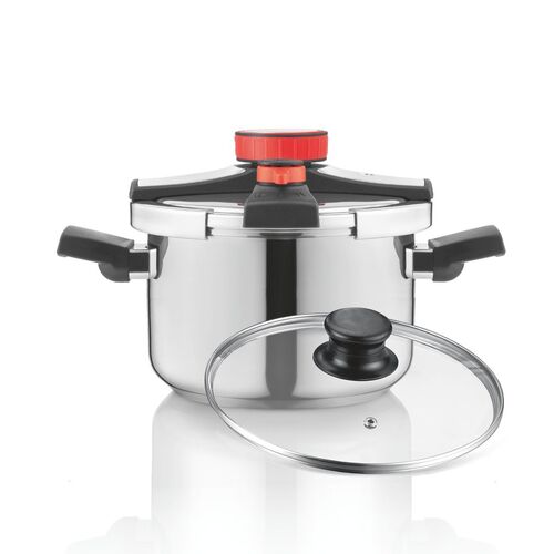 Haeger Χύτρα Ταχύτητας PC-8SS.023A Easy Lock Pressure Inox 8L