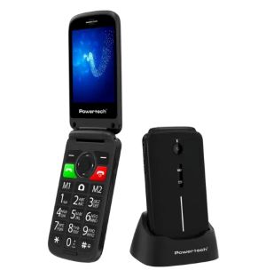 Κινητό Τηλέφωνο Powertech Sentry 2.8 PTM-40 Dual Sim Black
