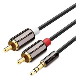 Καλώδιο Audio Video  3,5MM Αρσενικό - 2X RCA Αρσενικό 2M 