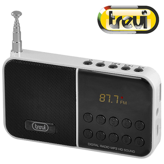 Trevi Ραδιόφωνο Ψηφιακό DR-740SD Λευκό   