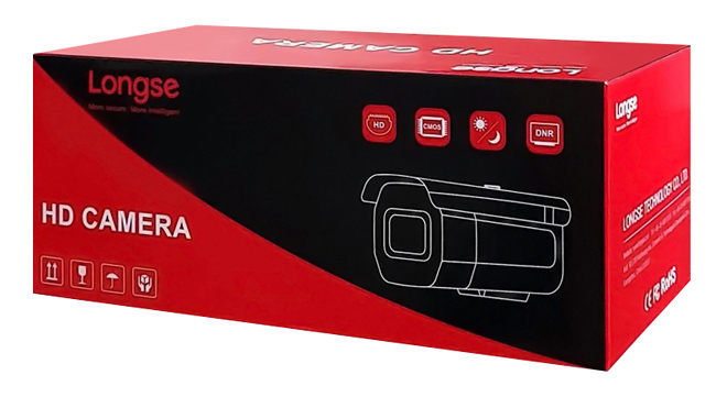 IP Camera BMSCKL500 με Μικρόφωνο 2.8mm 5MP Αδιάβροχη IP67 PoE LONGSE