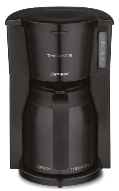 Καφετιέρα Φίλτρου Gruppe Thermos CM1180AB-GS Μαύρο