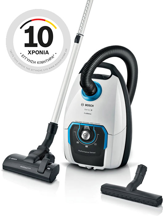 Σκούπα Ηλεκτρική Bosch Serie 8 BGL8SILS Λευκό