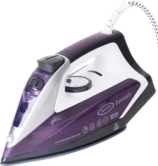 Σίδερο Ατμού 2400W με Κεραμική Πλάκα Lavanda Juro-Pro
