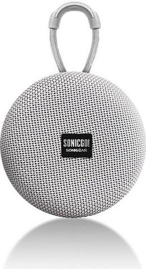 Sonic Gear Sonicgo 2 Ηχείο Bluetooth 5W με Ραδιόφωνο και Διάρκεια Μπαταρίας έως 4 ώρες Γκρι 