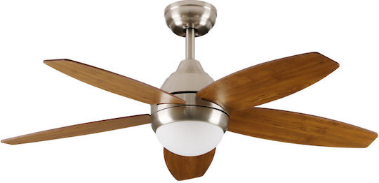 Ανεμιστήρας Οροφής  Celeste  Μπέζ/Καφέ ESTIA