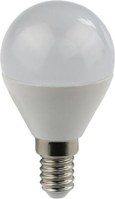 Eurolamp Λάμπα LED 7W 92mm για Ντουί E14 και Σχήμα G45 Θερμό Λευκό 630lm