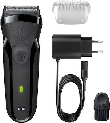 Braun Series 3 300S Περιστρεφόμενη Ξυριστική Μηχανή Προσώπου Επαναφορτιζόμενη
