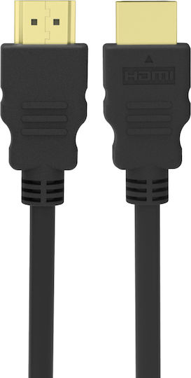 Καλώδιο Ethernet Cable HDMI male - HDMI male 2m Μαύρο Powertech 