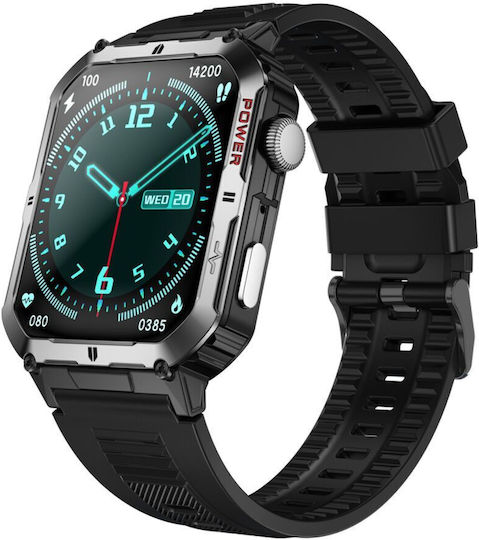 Trevi T-Fit 500 S Smartwatch με Παλμογράφο Μαύρο