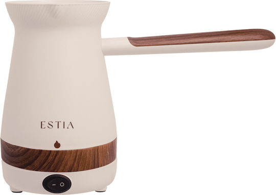 Estia Pure Cream Ηλεκτρικό Μπρίκι 1000W με Χωρητικότητα 500ml Μπεζ