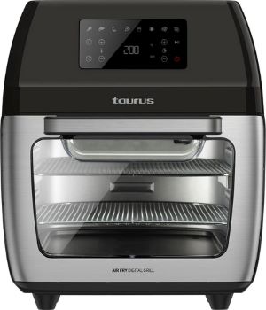 Taurus Digital Grill AF1700DX Air Fryer 12lt Μαύρο 