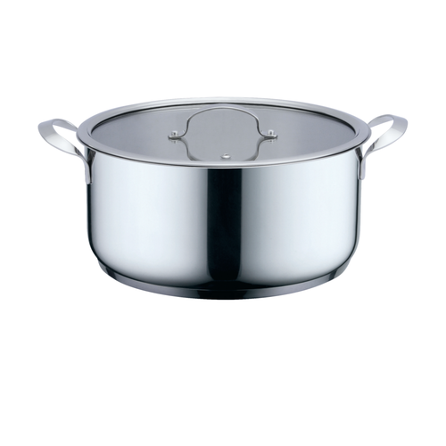  Κατσαρόλα ανοξείδωτη PA-28H.011A  28cm 28X13.5cm Haeger 