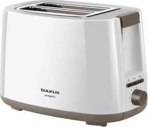 Taurus My Toast II Φρυγανιέρα 2 Θέσεων 750W Λευκή Taurus My Toast II Φρυγανιέρα 2 Θέσεων 750W Λευκή