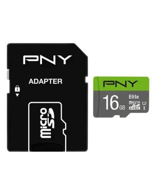 PNY Elite microSDHC 16GB Class 10 U1 UHS-I 85MB/s + Adapter PNY Elite microSDHC 16GB Class 10 U1 UHS-I 85MB/s + Adapter