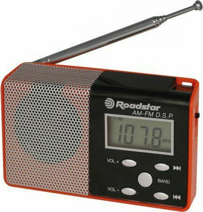 Roadstar Ραδιόφωνο Τσέπης TRA-2395P/BK 