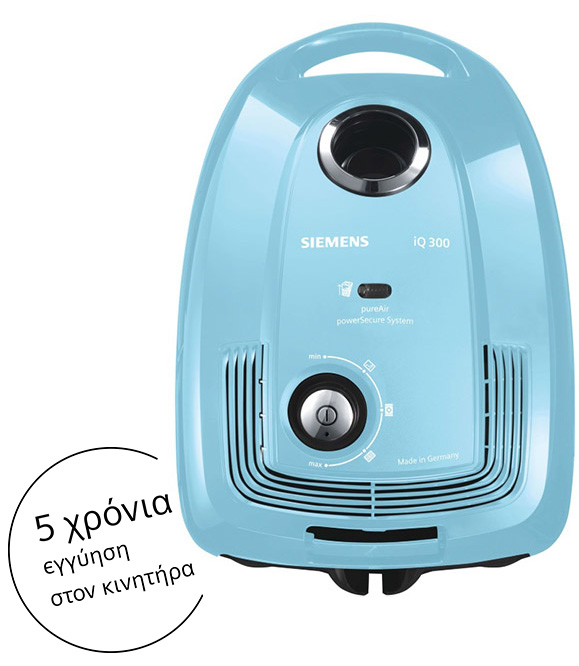 Σκούπα Ηλεκτρική Siemens VSC3A330A Γαλάζιο