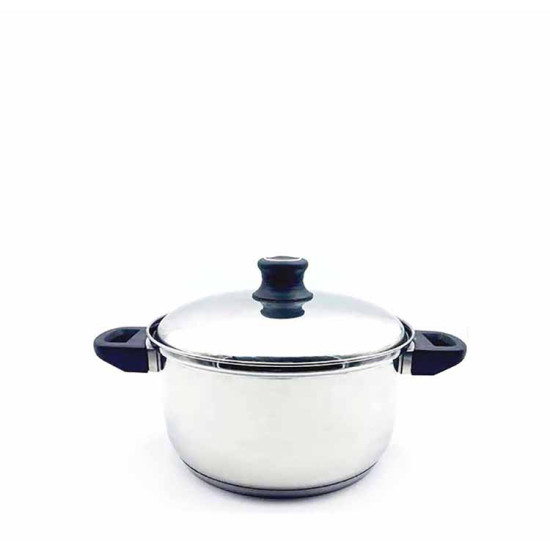 Κατσαρόλα Home Style Inox με Καπάκι Νο22 