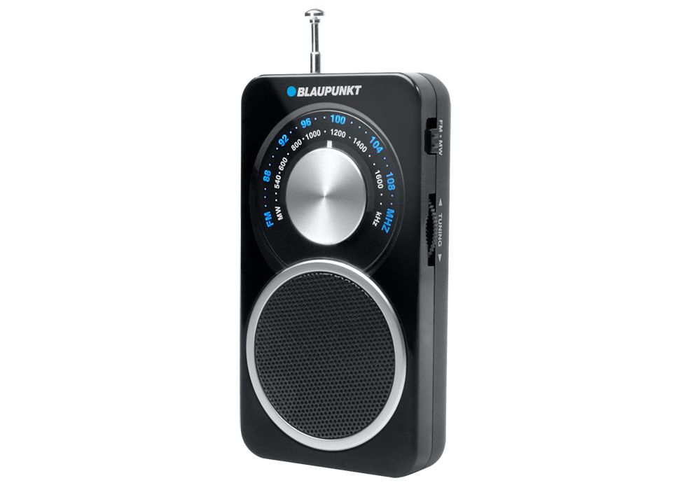 Blaupunkt Ραδιόφωνο Αναλογικό Τσέπης Μαύρο Χρώμα BA-10   