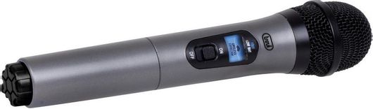 Trevi EM401R Ασύρματο Δυναμικό Μικρόφωνο με Bluetooth Χειρός σε Γκρι Χρώμα 
