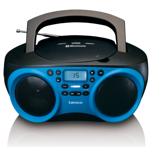  Lenco Φορητό CD PLAYER MP3/LCD/FM/ACDC SCD-501BU  