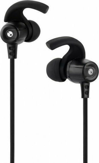 iXchange Sporty UA-37 In-ear Bluetooth Handsfree Ακουστικά με Αντοχή στον Ιδρώτα Μαύρα iXchange Sporty UA-37 In-ear Bluetooth Handsfree Ακουστικά με Αντοχή στον Ιδρώτα Μαύρα