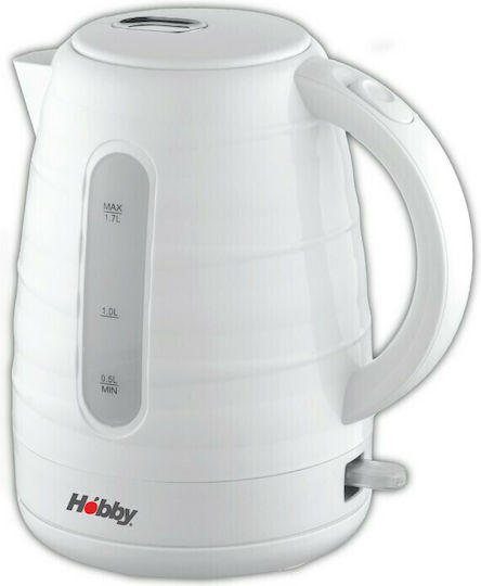Βραστήρας 1.7lt 2200W Λευκός Hobby