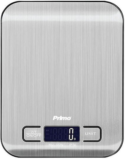 Primo Ψηφιακή Ζυγαριά Κουζίνας έως 5kg Inox Primo Ψηφιακή Ζυγαριά Κουζίνας έως 5kg Inox