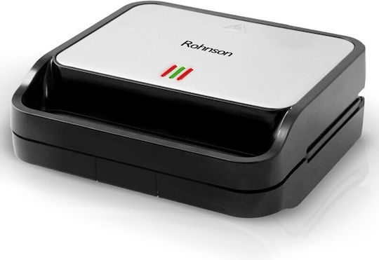 Rohnson Τοστιέρα με Αποσπώμενες Πλάκες για 2 Τοστ 850W
